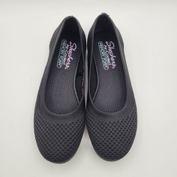 Skechers Cleo Sport What a Move Womens 7.5 Flats Stretch Fit Mesh Memory Foam - Picture 2 of 14